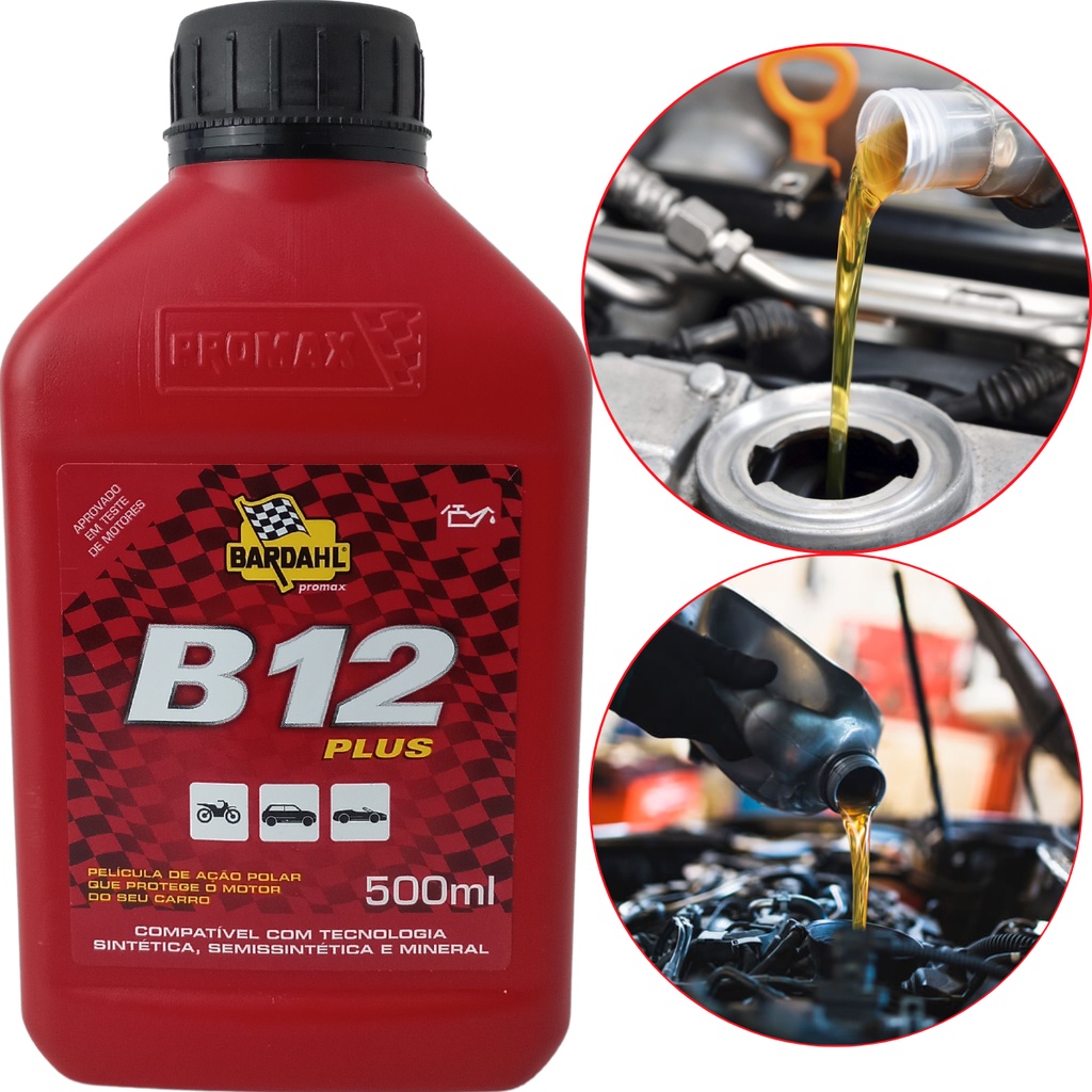 Aditivo Para Óleo De Motor Automotivo Bardahl B12 Plus 500ml