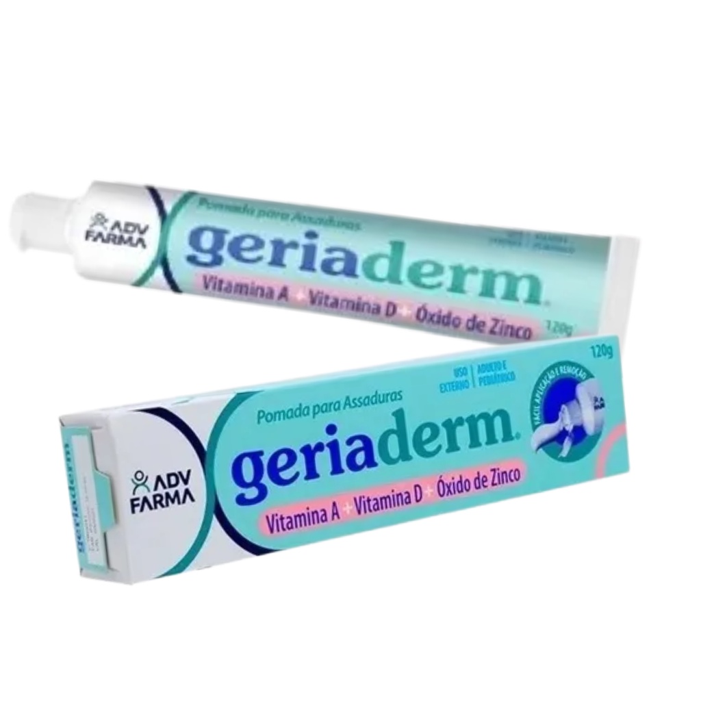 Pomada Geriaderm Assaduras Conforto Idoso 120g | Shopee Brasil