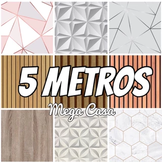 Papel de Parede Modelo 3D 5 METROS x 45CM Adesivo Autocolante