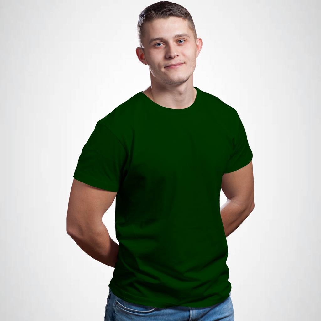 Camiseta Verde Militar Lisa – Consulado do Rock