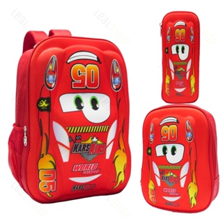 KIT Mochila LANCHEIRA ESTOJO Infantil Masculina Carros 3d Alto Relevo