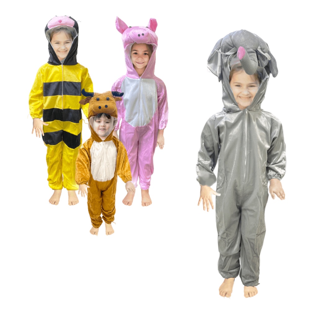 Fantasia infantil animal da floresta - P, M ,G - Plush - Festas ...