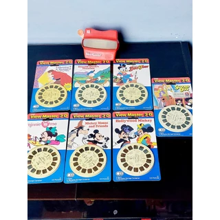 Brinquedo View Master 3D com 7 Cartelas de Slides LACRADOS