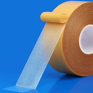Adesivo Tapete De Fixação Resistente Ao Calor Impermeável Fita Dupla Face Base De Pano De Malha Translúcida