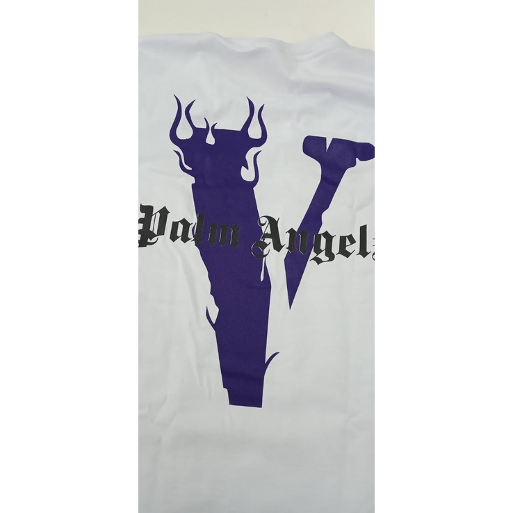Camiseta Camisa Street Vlone x Palm Angels 10/10 Estilosa Vlone