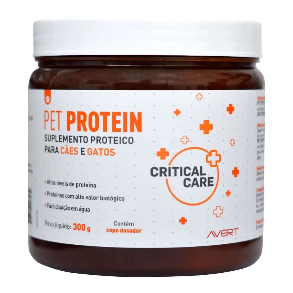 Pet Protein Suplemento Proteico Para Cães e Gatos 300g Avert Shopee Brasil