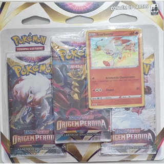 Blister Triplo Cartas Pokémon Origem Perdida Scorbunny Copag - Deck de  Cartas - Magazine Luiza