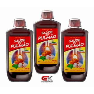 3 Unidades Pulmão Mel, Alho, Própolis, Agrião Nectamel