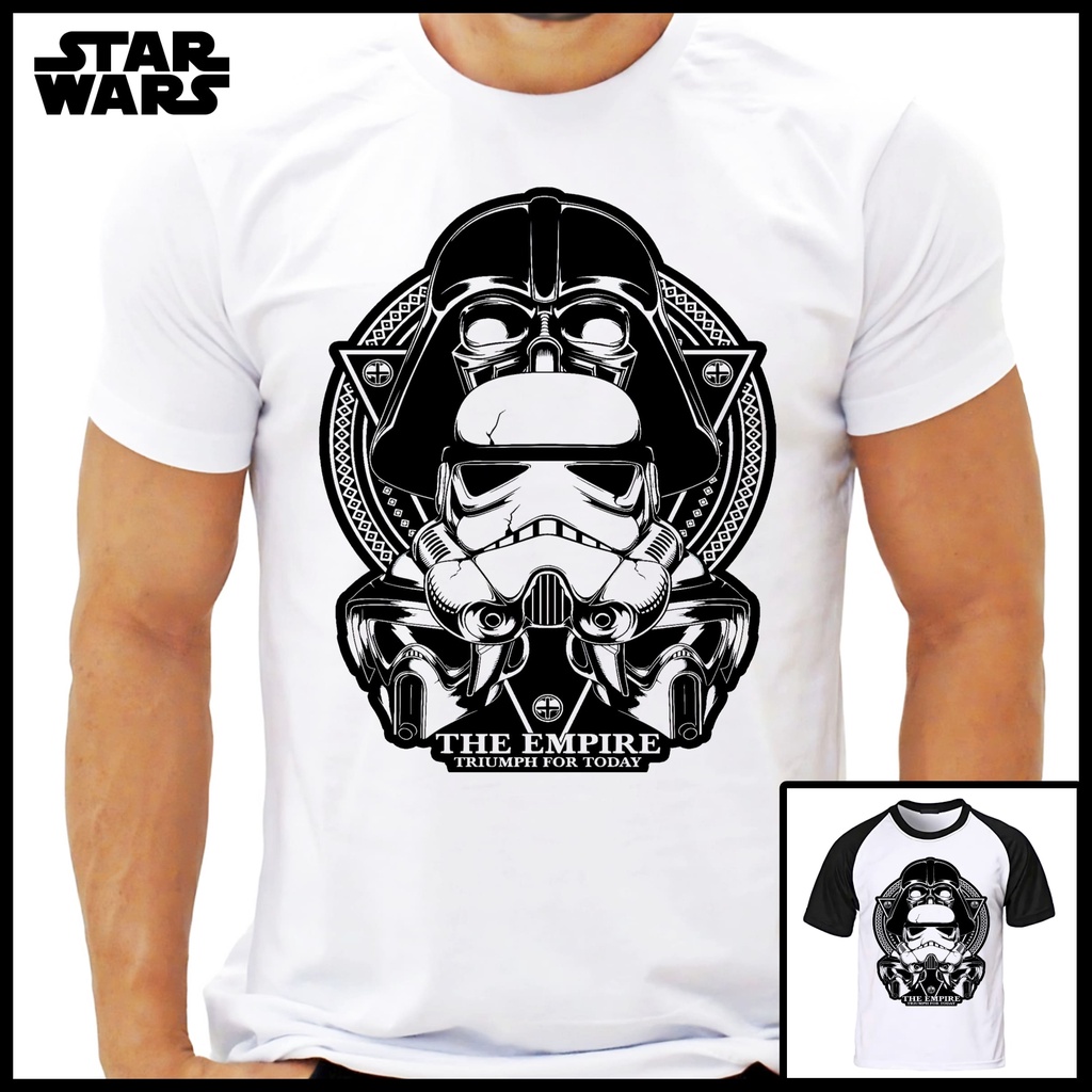 Camiseta Darth Vader Star Wars Unissex, Camiseta Stormtrooper Star