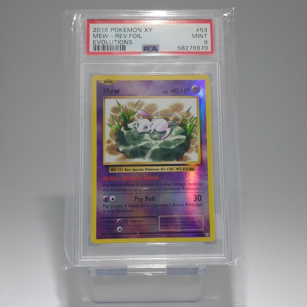 Carta Pokémon Mew Holográfico Lendário Celebrações 25 Anos