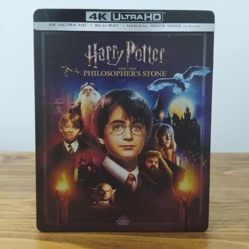 Steelbook Harry Potter e a Pedra Filosofal 4k (Blu-Ray) PT-BR | Shopee ...