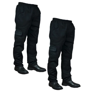 Kit 2 Calça Trabalho Brim Reforçado Mecânico