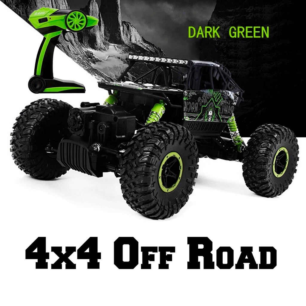 carrinho de controle remoto rock crawler 4x4 of Road | Shopee Brasil