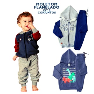 Conjunto de Frio Infantil de Moletom da Dila - Tipinhos Moda