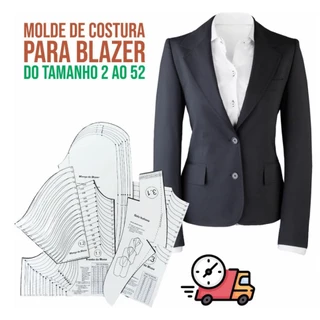 Molde Para Blazer - Moda Feminina - Costura - Origina