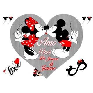 Adesivo Minnie e Mickey Romântico Md: 21x29 R$ 12,99 Temos á pronta entrega Chega rapidinho