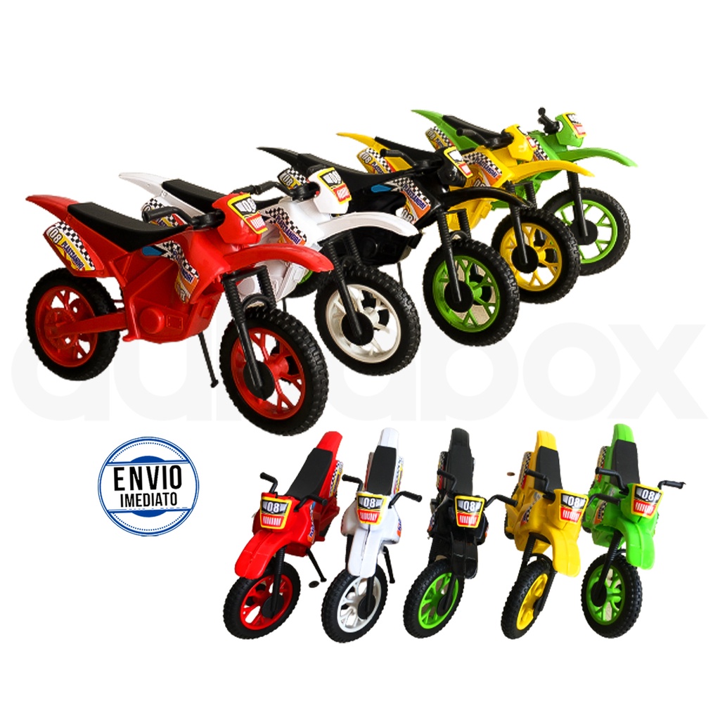 10 Moto De Brinquedo De Trilha Realista Coloridas | Shopee Brasil