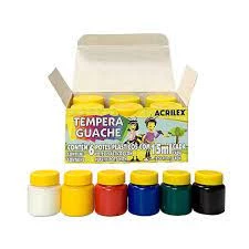 Guache Acrilex em caixa