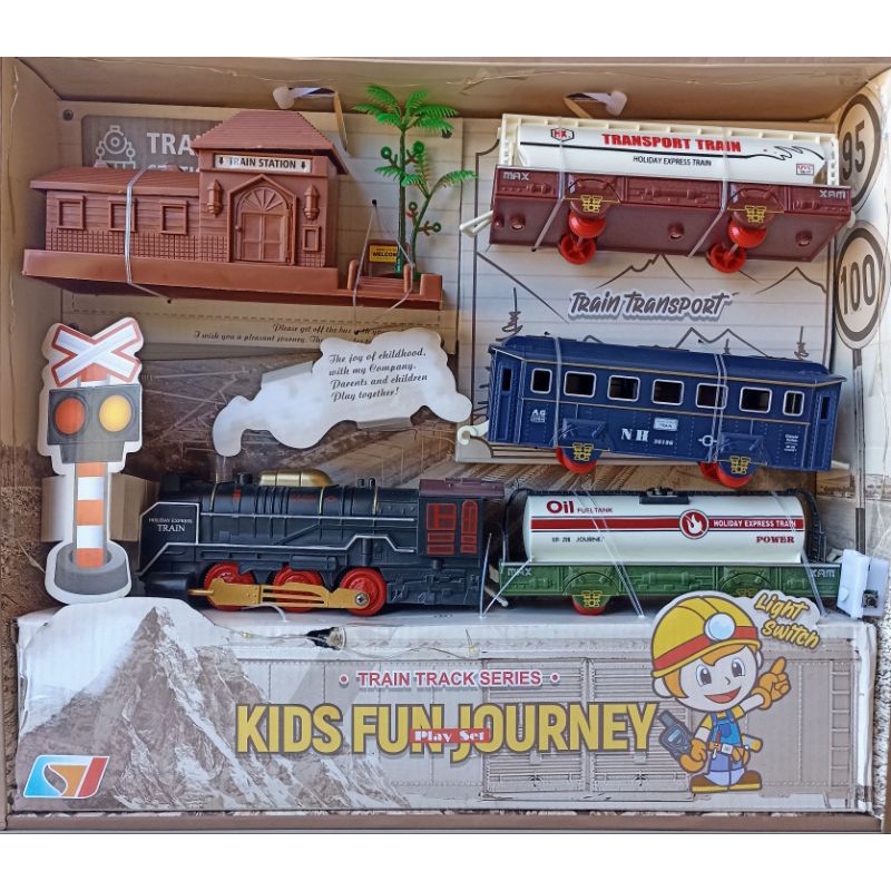 Brinquedo Trenzinho Trem Locomotiva c/ trilhos infantil - Company