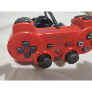 controle original vermelho Playstation 2