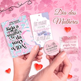 Combo dia das Mulheres, Kit para Unboxing,  Encomendas, Mimos de Agradecimento aos Clientes
