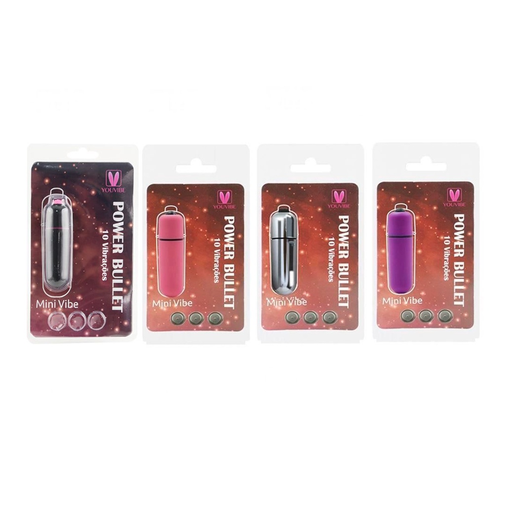 MINI VIBRADOR POWER BULLET 10 VIBRAÇÕES | Shopee Brasil