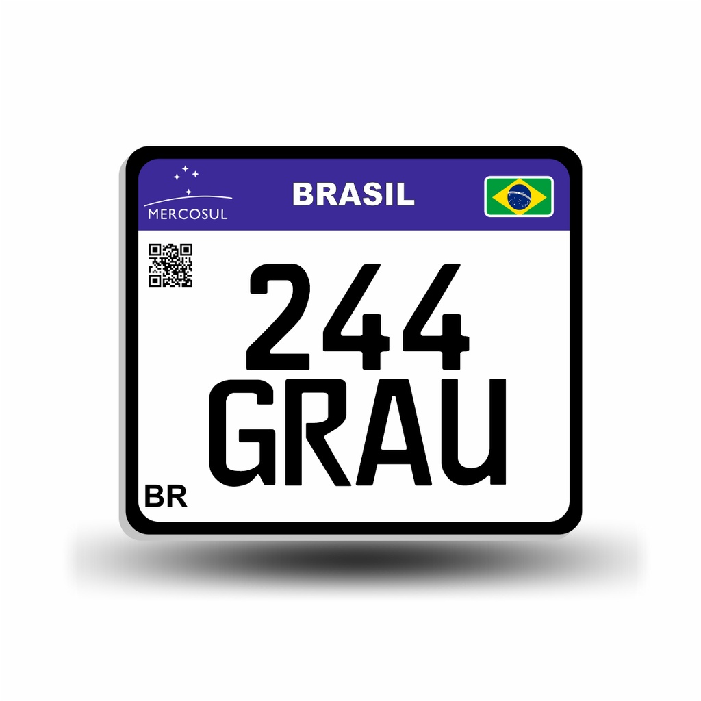 Kit BH Presilha 244 + Garupa + Banco + Cartela + Placa + Descanso