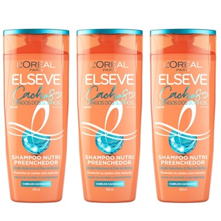 Kit 3 Elseve Cachos dos Sonhos Shampoo 400ml