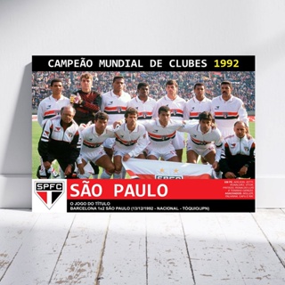 Quadro Escalação Final Campeão Mundial 2000 - PlacasFUT