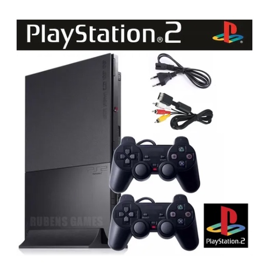 Playstation 2 Ps2 Completo + 2controles + Memory Card Promoção