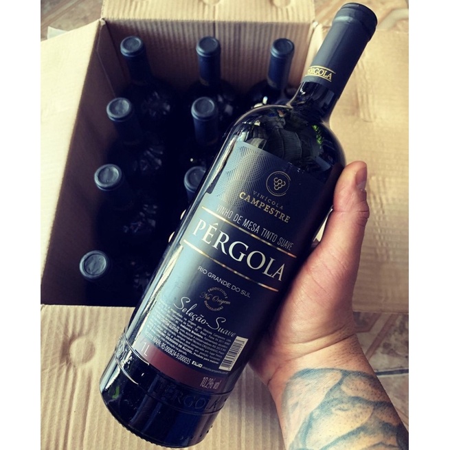 Vinho Pérgola 1L Shopee Brasil