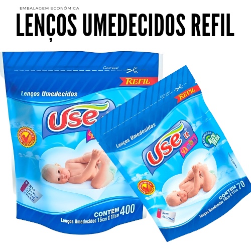Lenços Umedecidos Use It Baby refil para balde