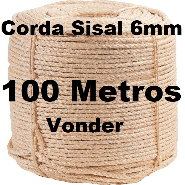 Corda Sisal 6mm 220mts