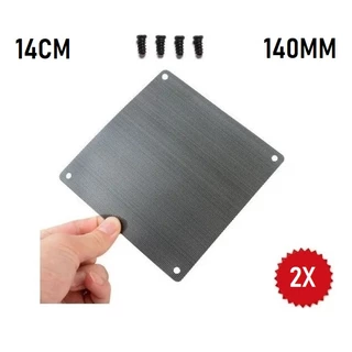 2 Filtro Anti Poeira Para Gabinete de Computador e Fan Cooler Ventoinha 14cm 140mm