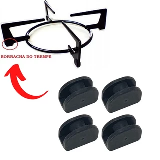 Borracha Da Trempe Grade Fogão Cooktop Fischer (4 Peças)