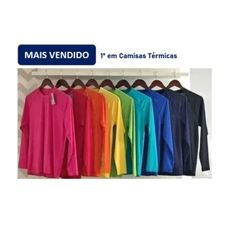 Camisa Blusa Termica Masculina Feminina Proteção UV 50 - P M G GG XG
