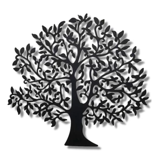 Aplique de Parede vazado Mdf Quadro Decorativo Arvore Frondosa quadro decorativo