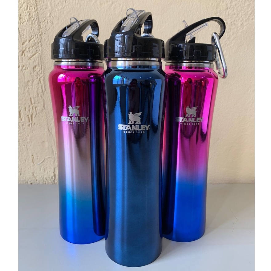 Garrafa stanley Térmica 600ml com chaveiro Top Aço Inox