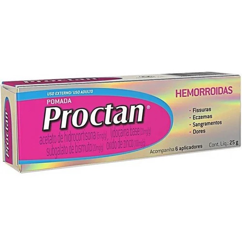 Proctan Pomada 25g Hemorroidas | Shopee Brasil