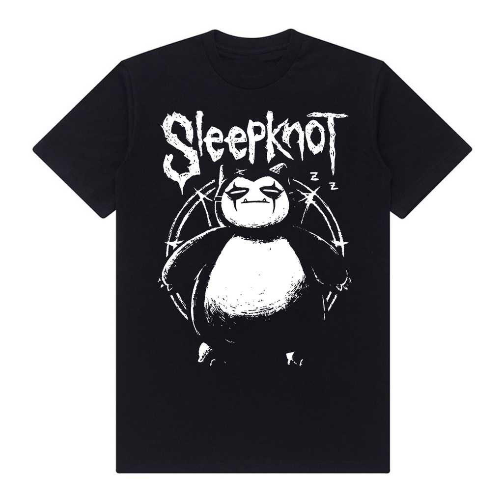 Camiseta T-shirt Unissex Sleepknot Snorlax Rock Metal Slipknot