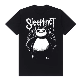 Camiseta T-shirt Unissex Sleepknot Snorlax Rock Metal Slipknot