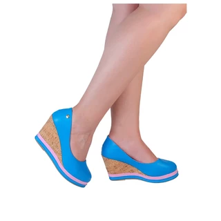 Sapato Scarpin Plataforma Meia Pata Anabela Espadrile Sandália Feminina Confortável Cortiça