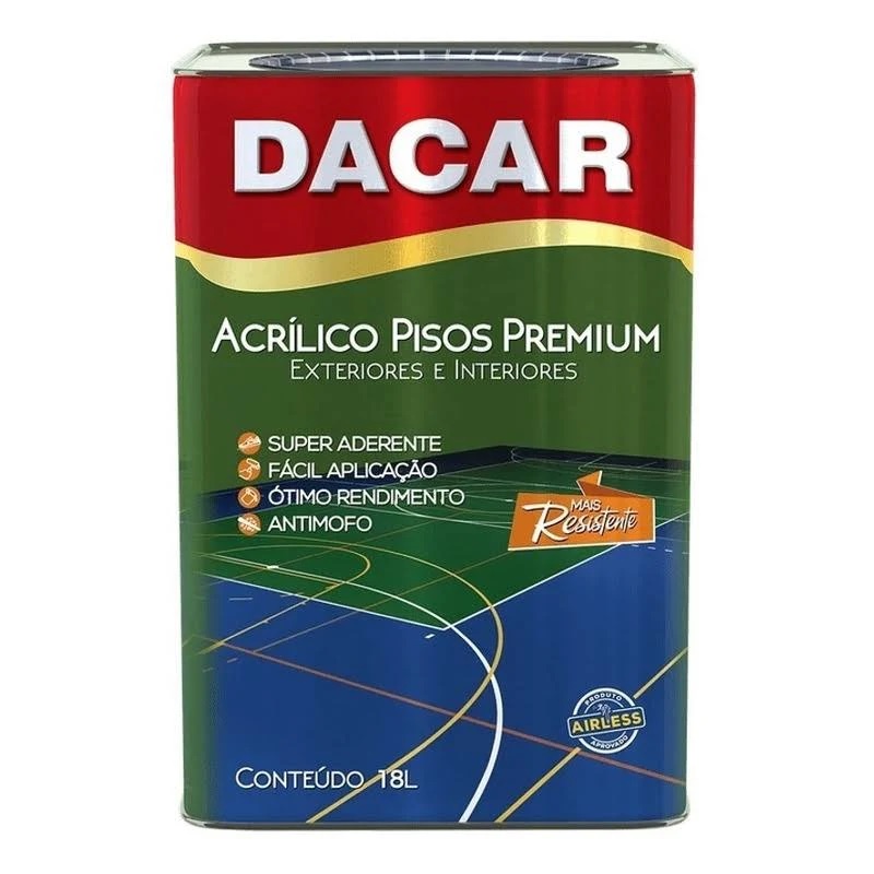 Tinta Piso 18L CONCRETO DACAR | Shopee Brasil