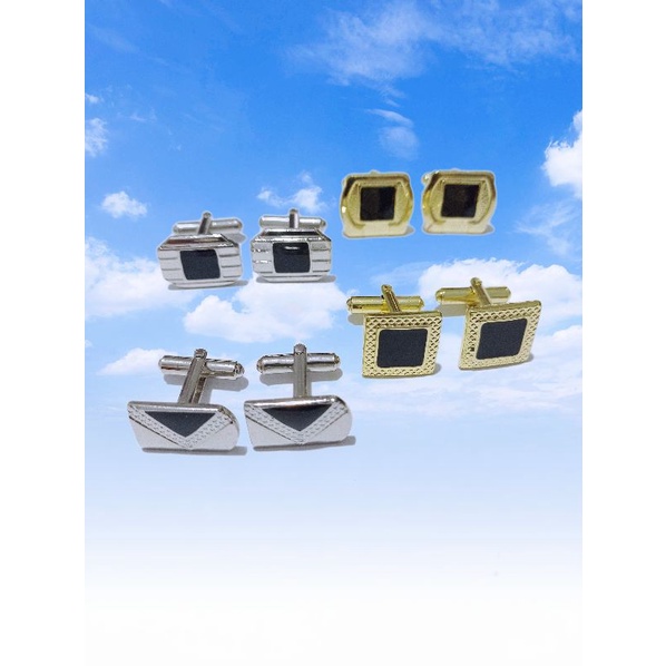 abotuadura masculino social para camisa manga longa niquelada de ótima qualidade 01-pç