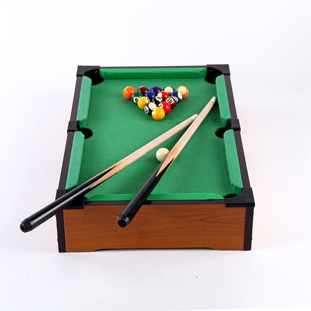 Mini Mesa De Sinuca Bilhar Snooker Portátil Jogo Brinquedo - Escorrega o  Preço