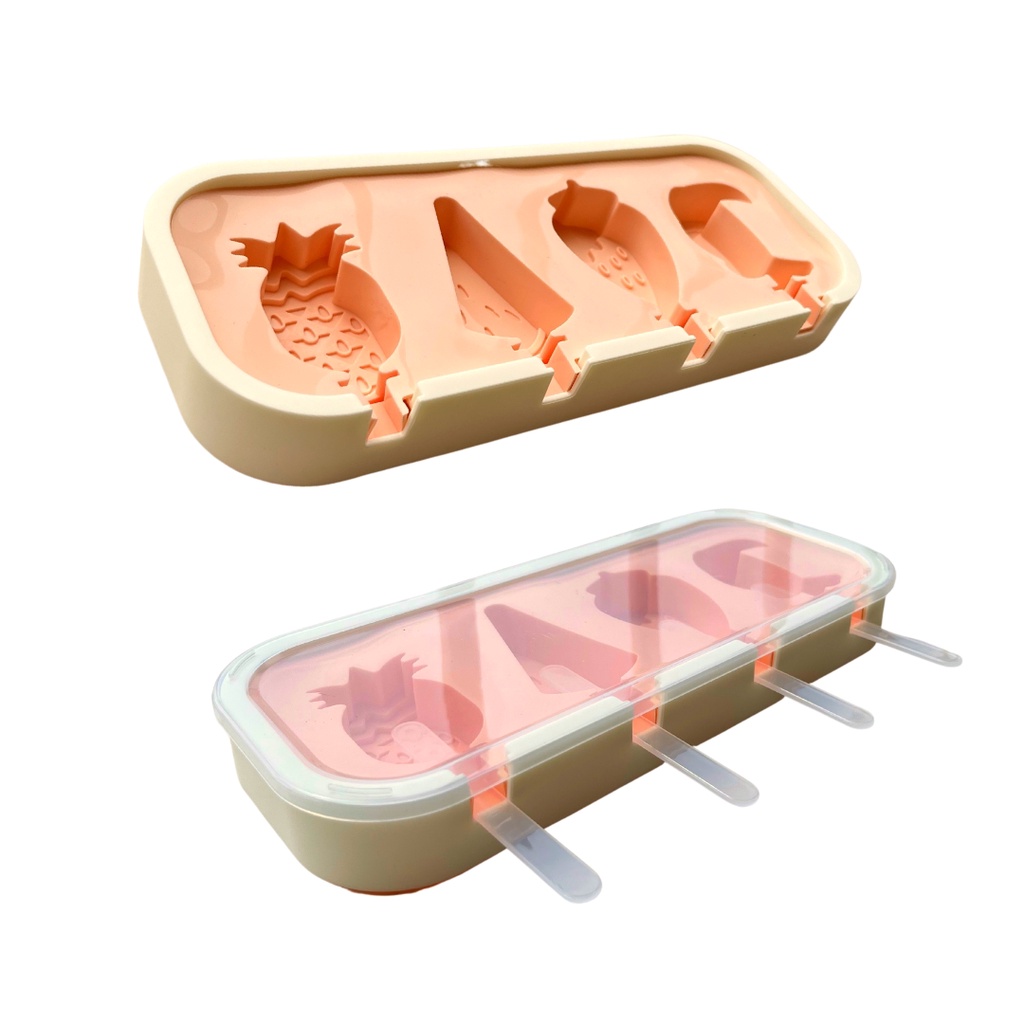 Imagem do produto Forma De Sorvete Material Silicone Para Picolé Gelo Gelinho Chocolate Doces Retângulo 1