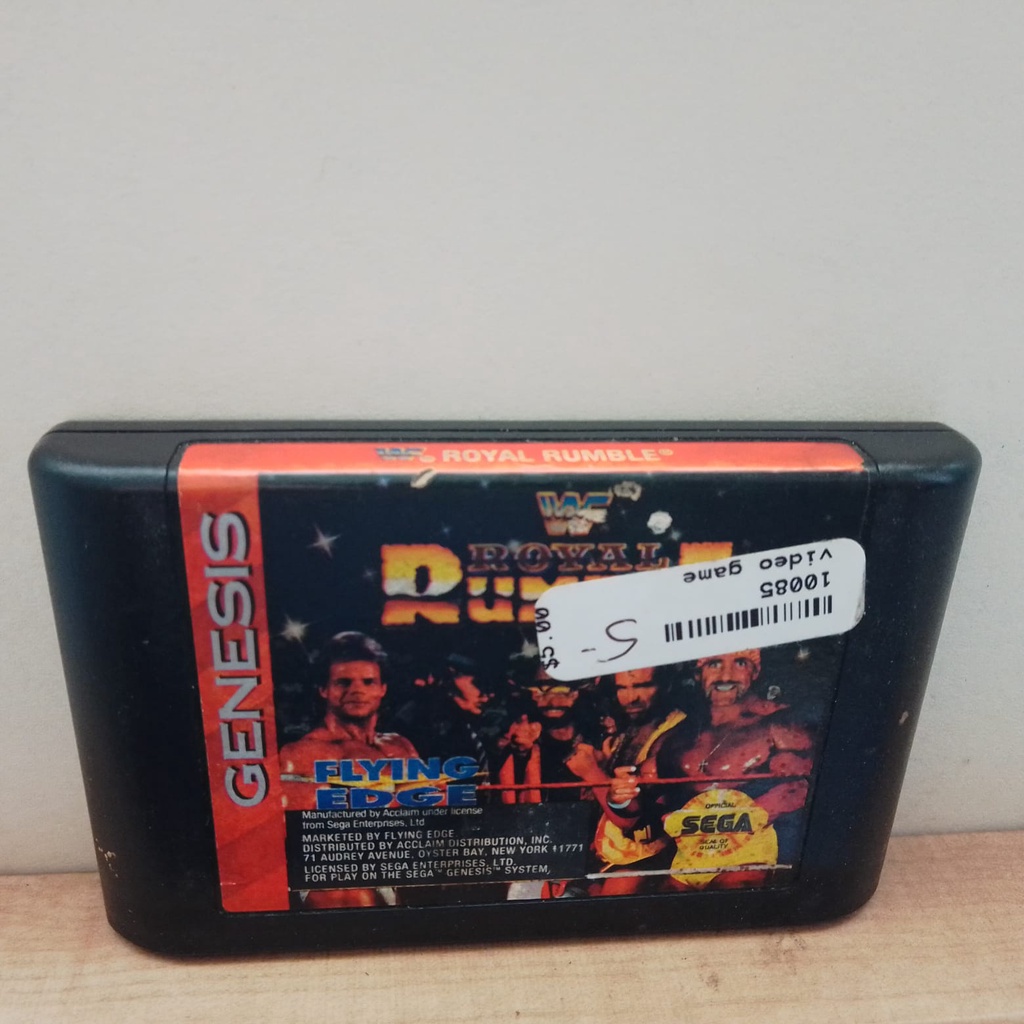 Jogo WWF Royal Rumble Sega Mega Drive Genesis Original | Shopee Brasil