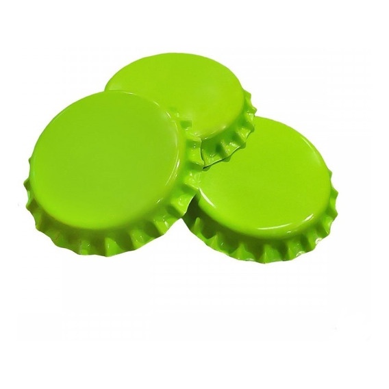 Tampinha Pry Off Verde Halertau P/ Cerveja - 50un