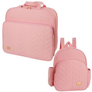 Kit Bolsa Maternidade Mala e Mochila Clean