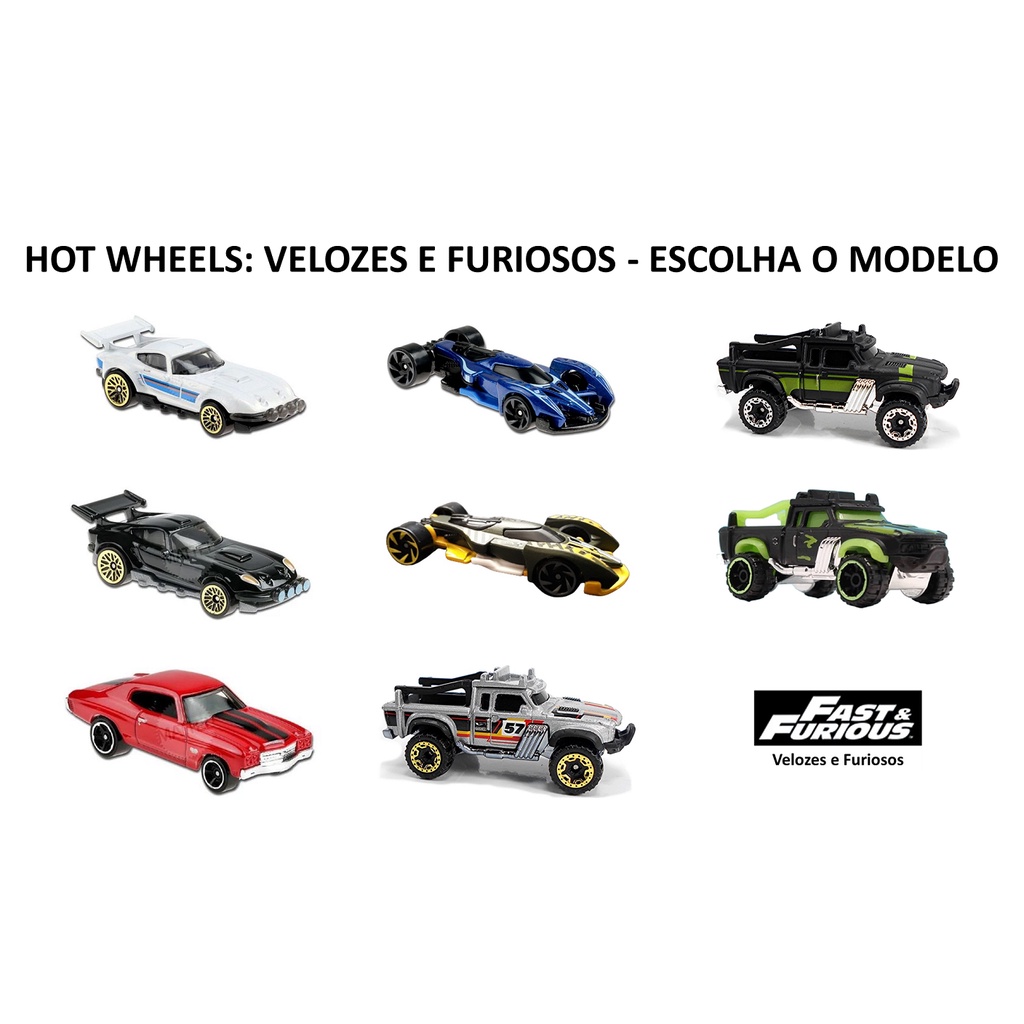 Carrinho Hot Wheels Hyperfin Velozes E Furiosos 1/10 Ed 2021 - Loja da Dias